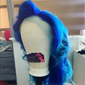OCEAN BLUE BRAZILIAN MINK LACE FRONTAL WIG